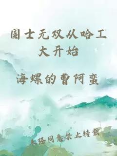 国士无双从哈工大开始